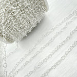 Load image into Gallery viewer, Y112SS.  Sterling Silver Heart Link Chain
