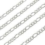 Load image into Gallery viewer, 925 Sterling Silver Figaro 10x5mm &amp; 7x5mm Chain. Y61SS
