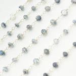 Load image into Gallery viewer, DEN14. Dendrite Opal 925 Sterling Silver Wire Chain
