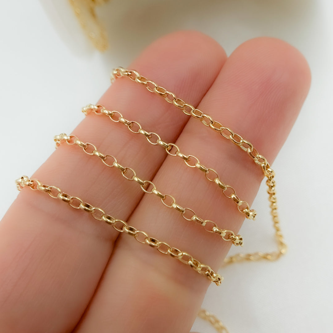 1098GF. 14K Gold Filled Oval Link Chain