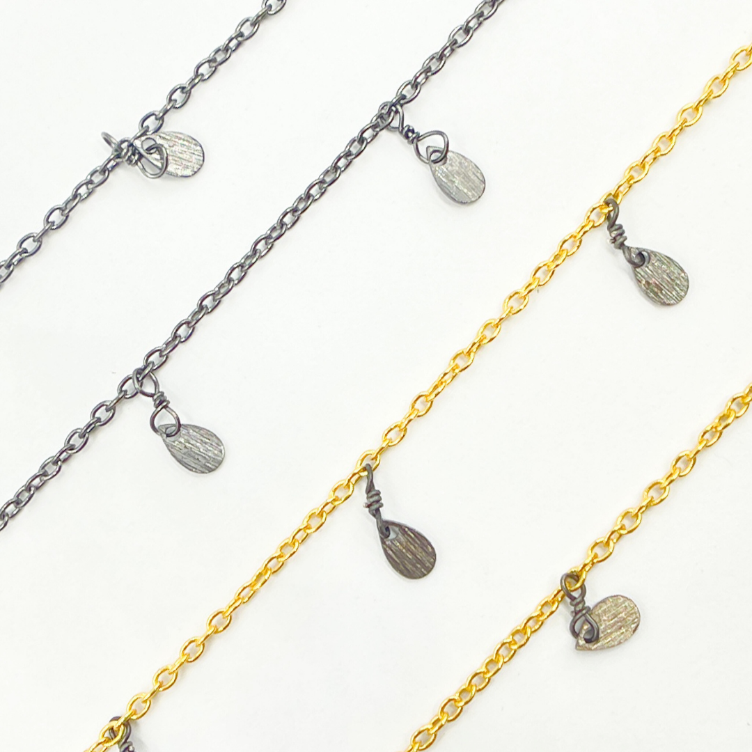 304PS. Pear Shape Dangle Chain