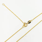 14K Solid Gold Cable Chain