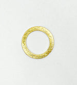 Load image into Gallery viewer, Gold Plated 925 Sterling Silver  Connector Round Shape 15 mm. GPBS2

