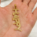 Load image into Gallery viewer, DP596. Diamond Sterling Silver Happy Pendant
