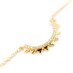 Load image into Gallery viewer, NFA72316. 14K Solid Yellow Gold Diamond Fancy Necklace
