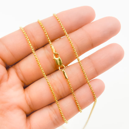 030KV0934000. 14k Solid Yellow Gold Venetian Box Link Chain