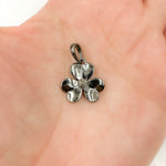 Load image into Gallery viewer, DC979. Diamond Sterling Silver Flower Pendant
