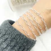 Z2-SS. Sterling Silver Smooth Marina Link Chain