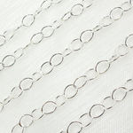 Load image into Gallery viewer, Silver Smooth Oval Link Chain