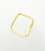 Load image into Gallery viewer, Gold Plated 925 Sterling Silver Square Shape 25x25mm. SS2
