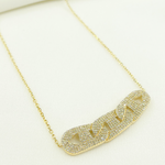 Load image into Gallery viewer, 14k Solid Gold Diamond Marina Cable Link Necklace with Extension. NFM71183
