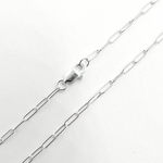 Load image into Gallery viewer, 1606SSNecklace. Sterling Silver Paperclip Finished Necklace
