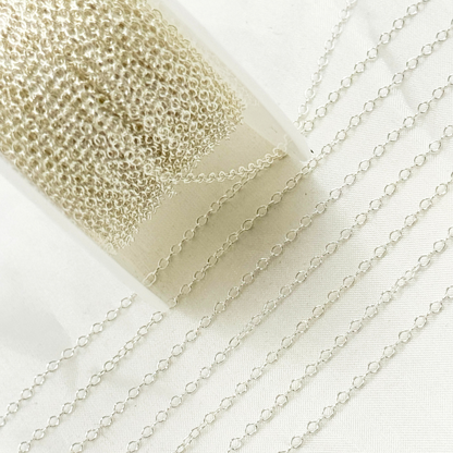 Sterling Silver Cable Link Chains