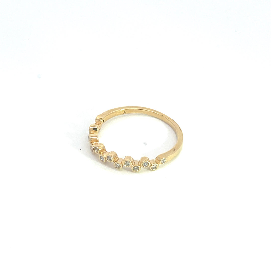 14k Solid Yellow Gold Ring. RAC00180