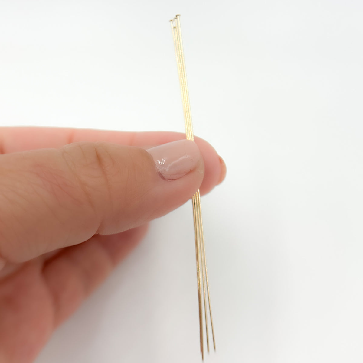 24 Gauge Gold-filled Flat 3 Inch Headpin