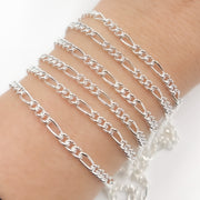 Buy Now Silver Figaro Chain