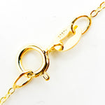 Load image into Gallery viewer, 025R03BLS7. 14K Solid Yellow Gold Satellite Necklace