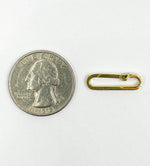 Load image into Gallery viewer, 925 Sterling Silver Gold Plated Clasp 20x6 mm. 1361GP
