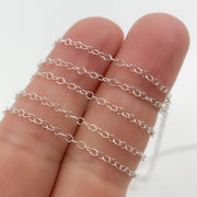 1218SS. Sterling Silver Cable Chain