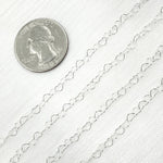 Load image into Gallery viewer, Y112SS.  Sterling Silver Heart Link Chain
