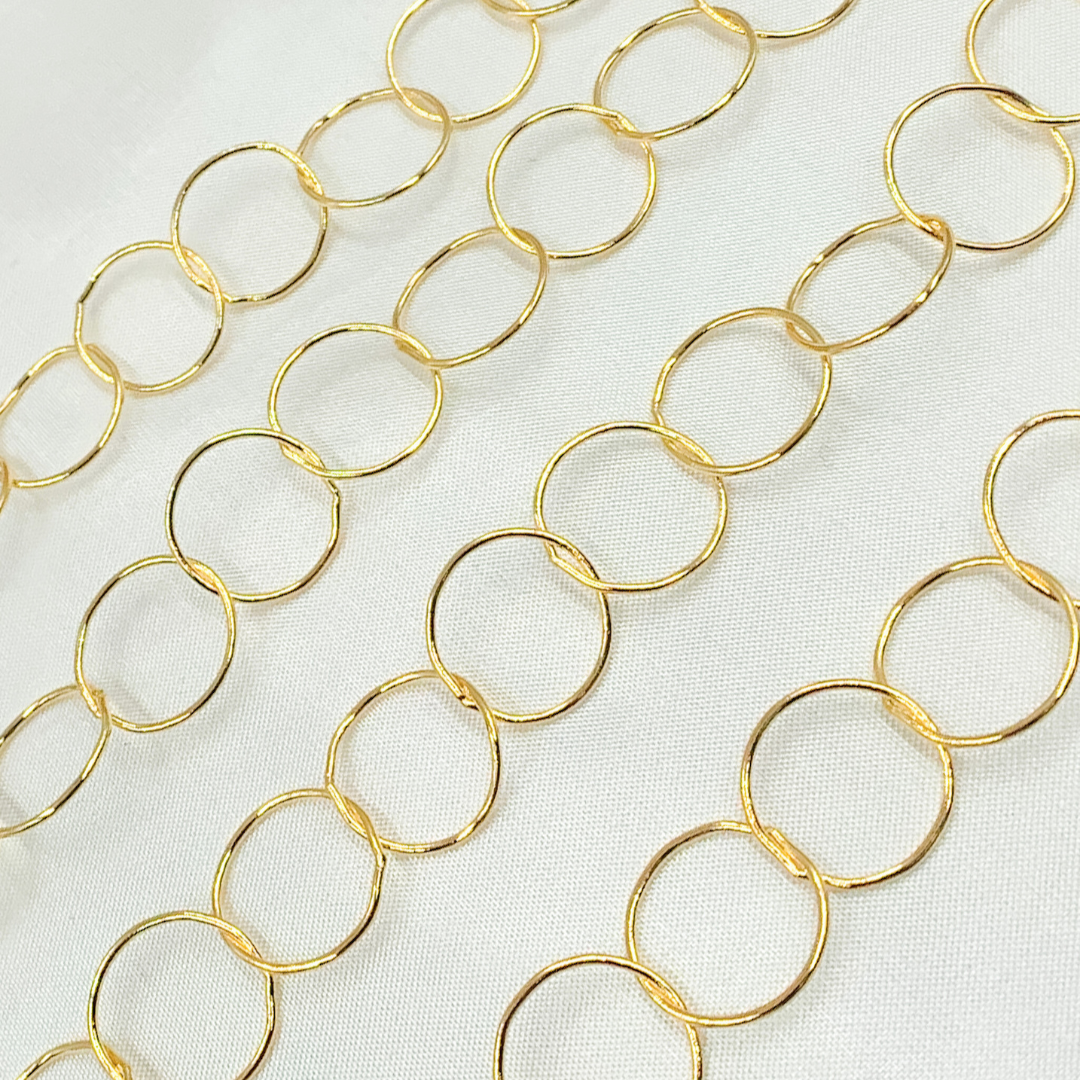 748GF. 14k Gold Filled Circle Link Chain