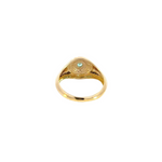 Load image into Gallery viewer, 14K Solid Gold Emerald Circle Ring. RFZ17977EM
