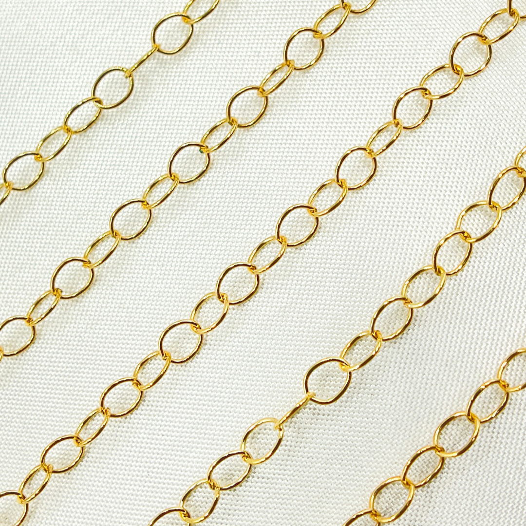 678GF. 14K Gold Filled Round Link Chain