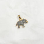 Load image into Gallery viewer, DP441. Diamond Sterling Silver Elephant Pendant
