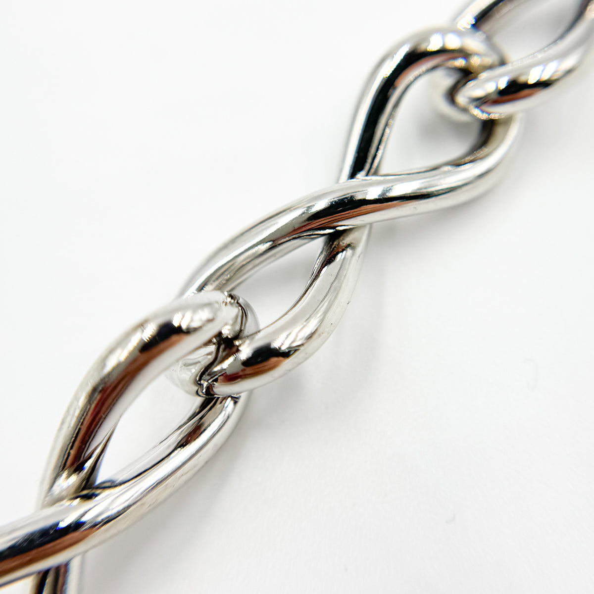 Buy Oxidized Sterling Silver Hollow Infinite Link Chain
