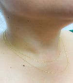 Load image into Gallery viewer, 030KF17D. 14K Solid Gold Cable Chain
