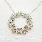 Load image into Gallery viewer, 14K Solid Gold Diamond and Gemstone Necklace. NT402348
