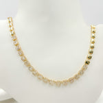 Load image into Gallery viewer, 14K Solid Gold Diamond Squares Necklace. NFP71428
