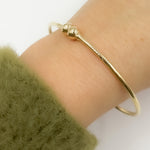 Load image into Gallery viewer, BNZ68617. 14K Solid Gold Bangle
