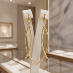 Load image into Gallery viewer, 15850018486. 14K Solid Gold Smooth and Textured Tube Hollow Dangle Leverback Earrings