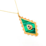 Load image into Gallery viewer, 14K Gold Triangle Pendants