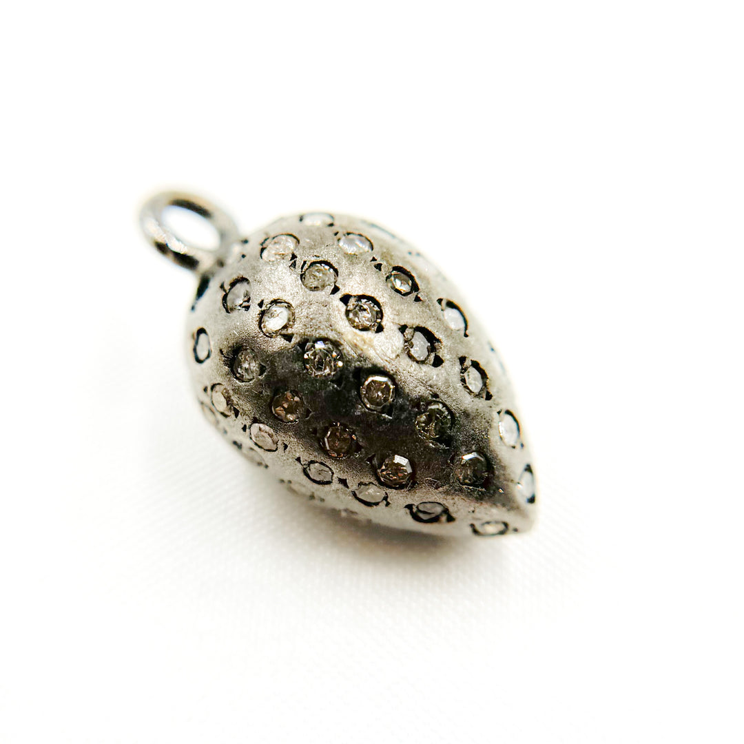 DC721. Diamond Sterling Silver Drop Charm