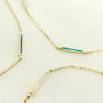 Load image into Gallery viewer, Solid Gold Enamel Bracelet