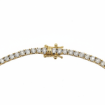 Load image into Gallery viewer, NFP71363. 14K Solid Gold Diamond Tennis Necklace