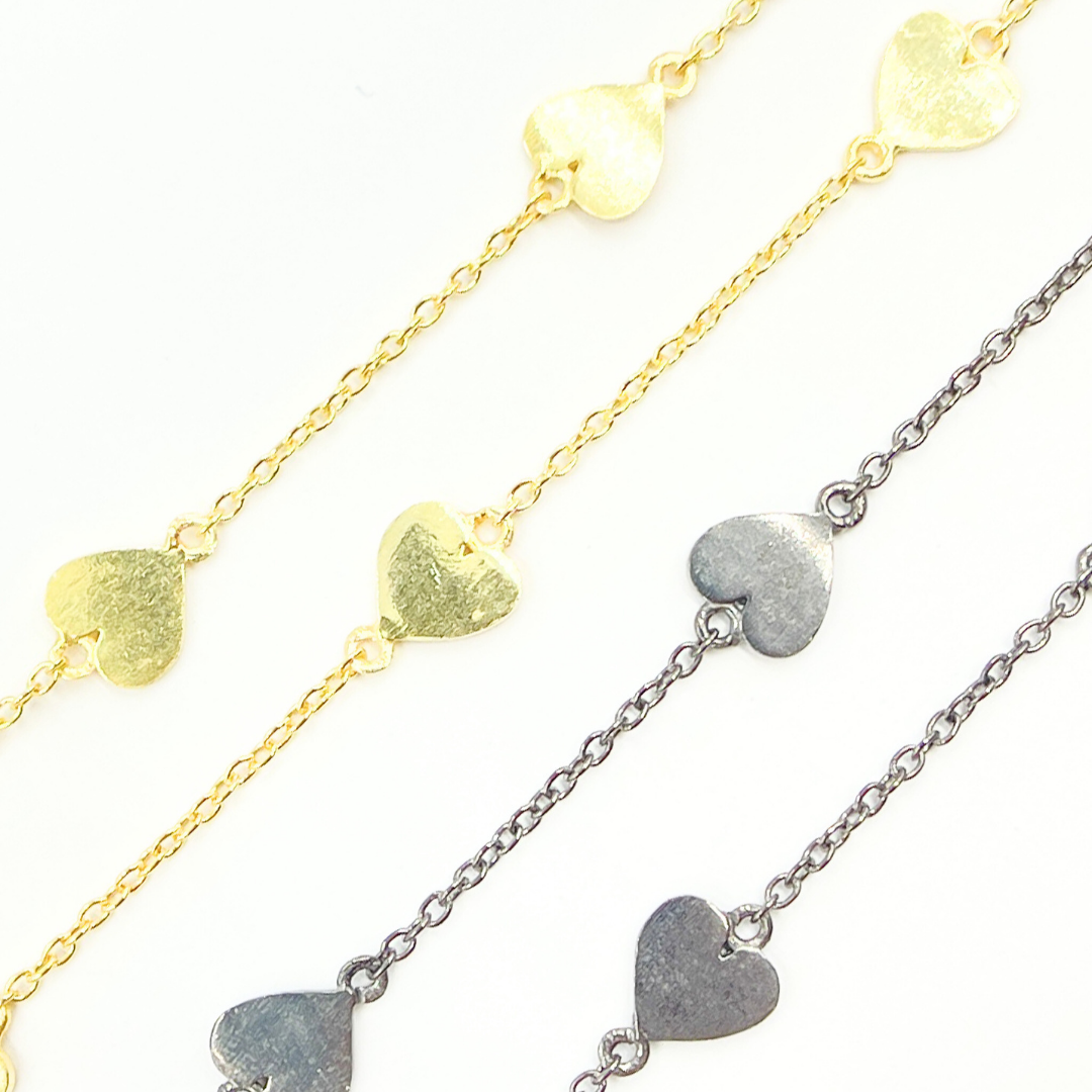 310HS. Heart Shape Connected Wire Chain