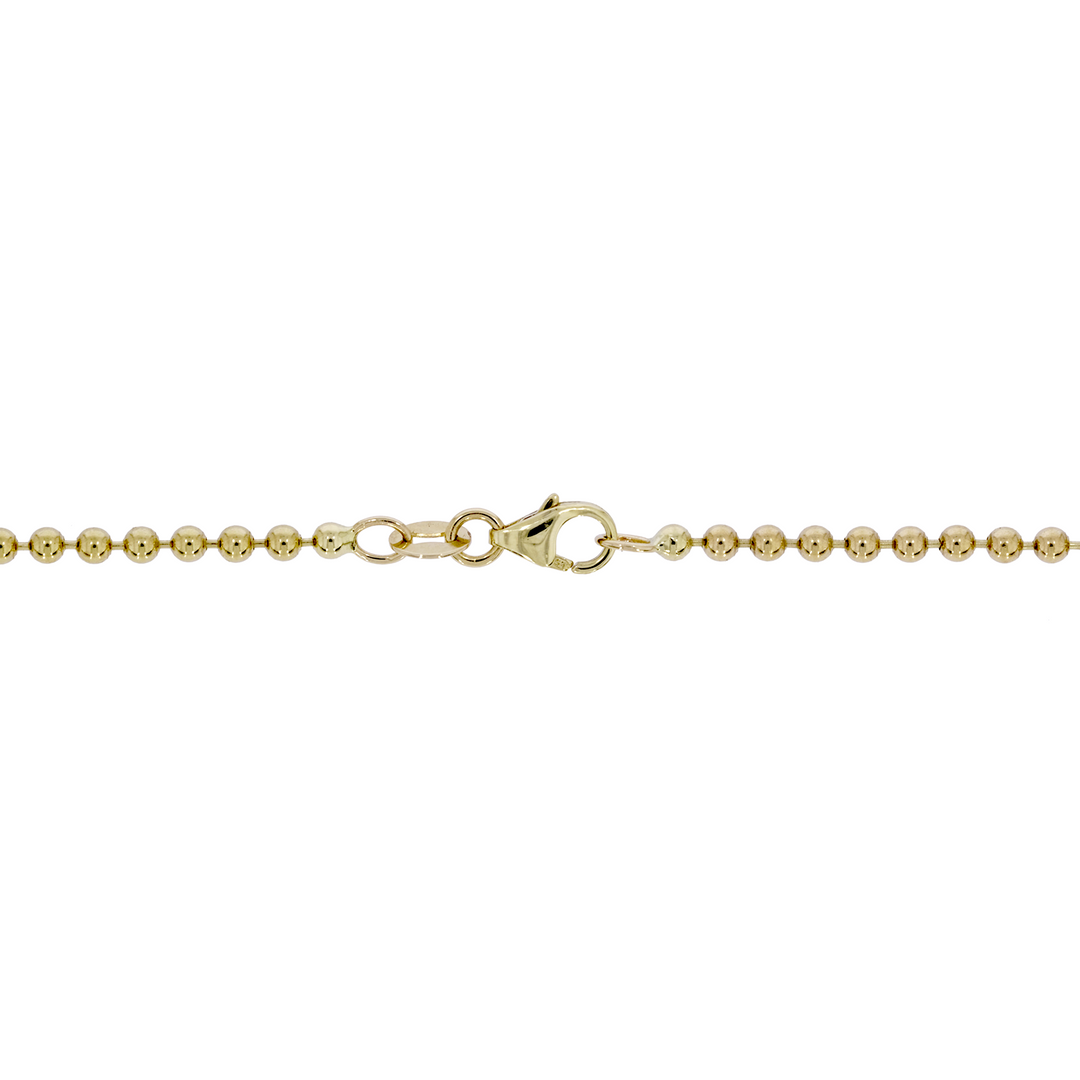 14K Solid Gold Diamond Necklace. NFK71704