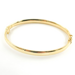 Load image into Gallery viewer, Bangle7. 14K Solid Gold Smooth Bangle