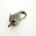 Load image into Gallery viewer, DC1005. Diamond Sterling Silver Trigger Clasp
