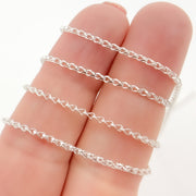 Sterling Silver Wheat Chains