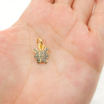 Load image into Gallery viewer, DC439. Diamond Sterling Silver Butterfly Charm
