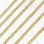 Load image into Gallery viewer, V43GP. Gold Plated 925 Sterling Silver Curb Chain

