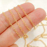 010RGF. 14K Gold Filled Rope Chain