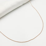 Load image into Gallery viewer, 4Necklace. Rose Gold Pated Sterling Silver Ball Necklace
