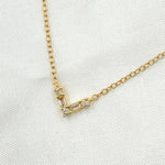 Load image into Gallery viewer, 14K Solid Gold Diamond Necklace. NFB70858
