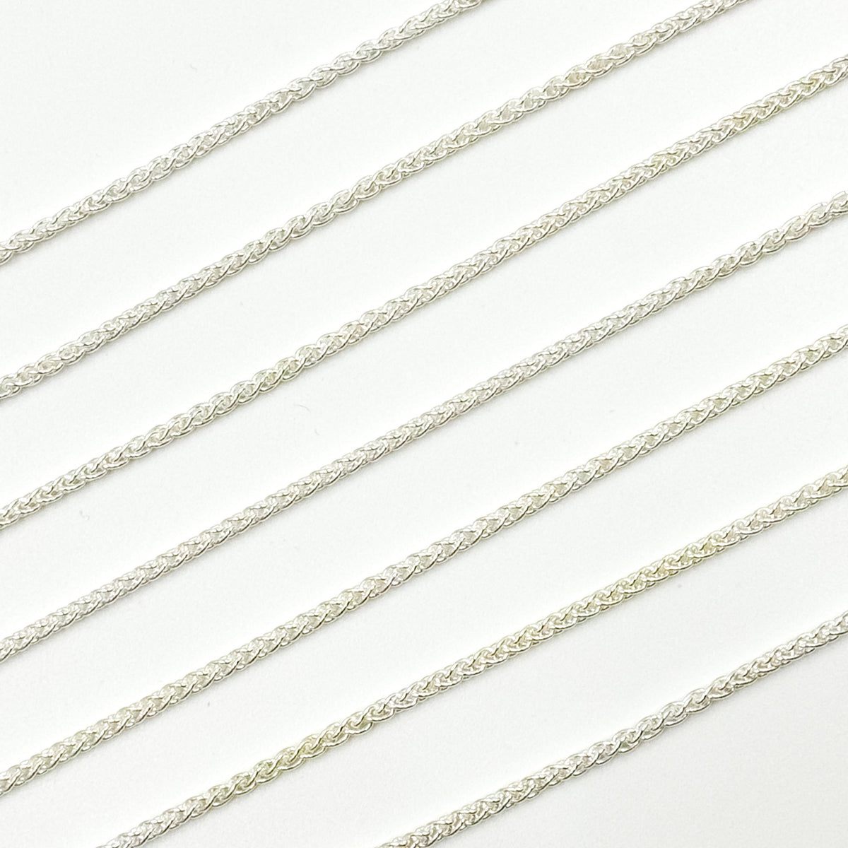 925 Sterling Silver Wheat Chains
