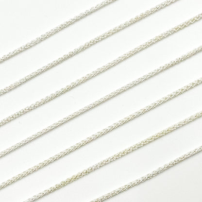 925 Sterling Silver Wheat Chains